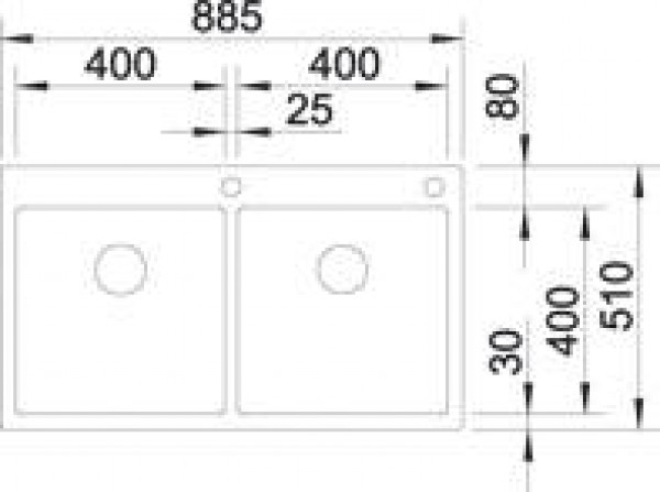 Кухонная мойка Blanco Claron 400/400-IF-A