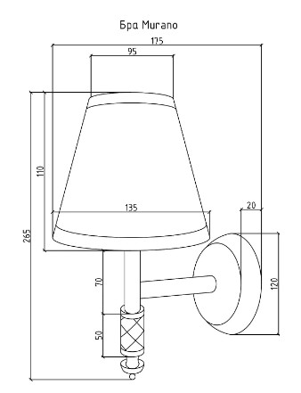 Светильник Boheme MURANO 762