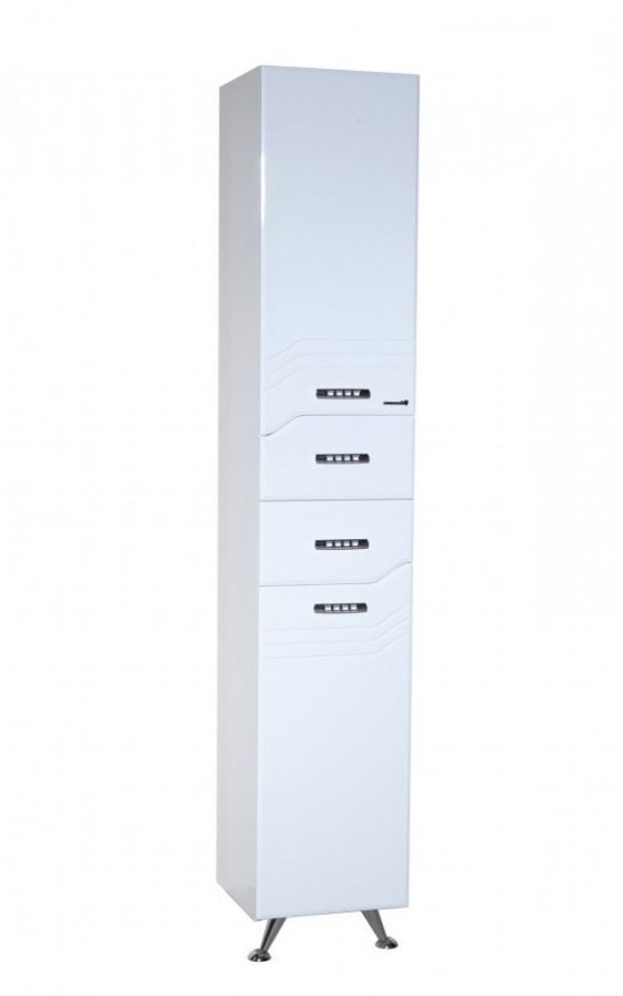 Шкаф-пенал Bellezza "Дрея 35" R/L белый с б/к