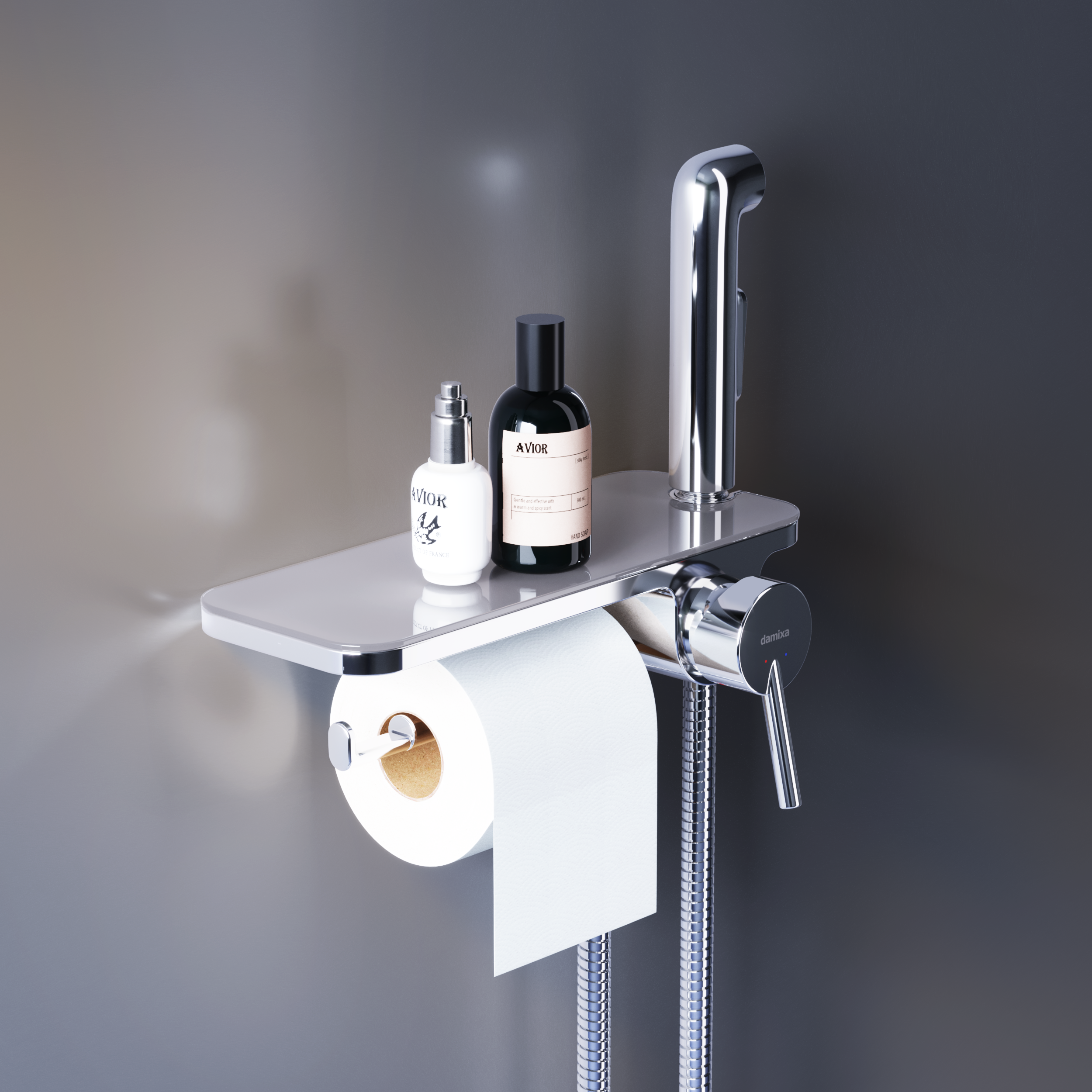 Гигиенический душ со смесителем  Damixa Origin Bit 773500000