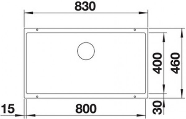 Кухонная мойка Blanco Subline 800-U