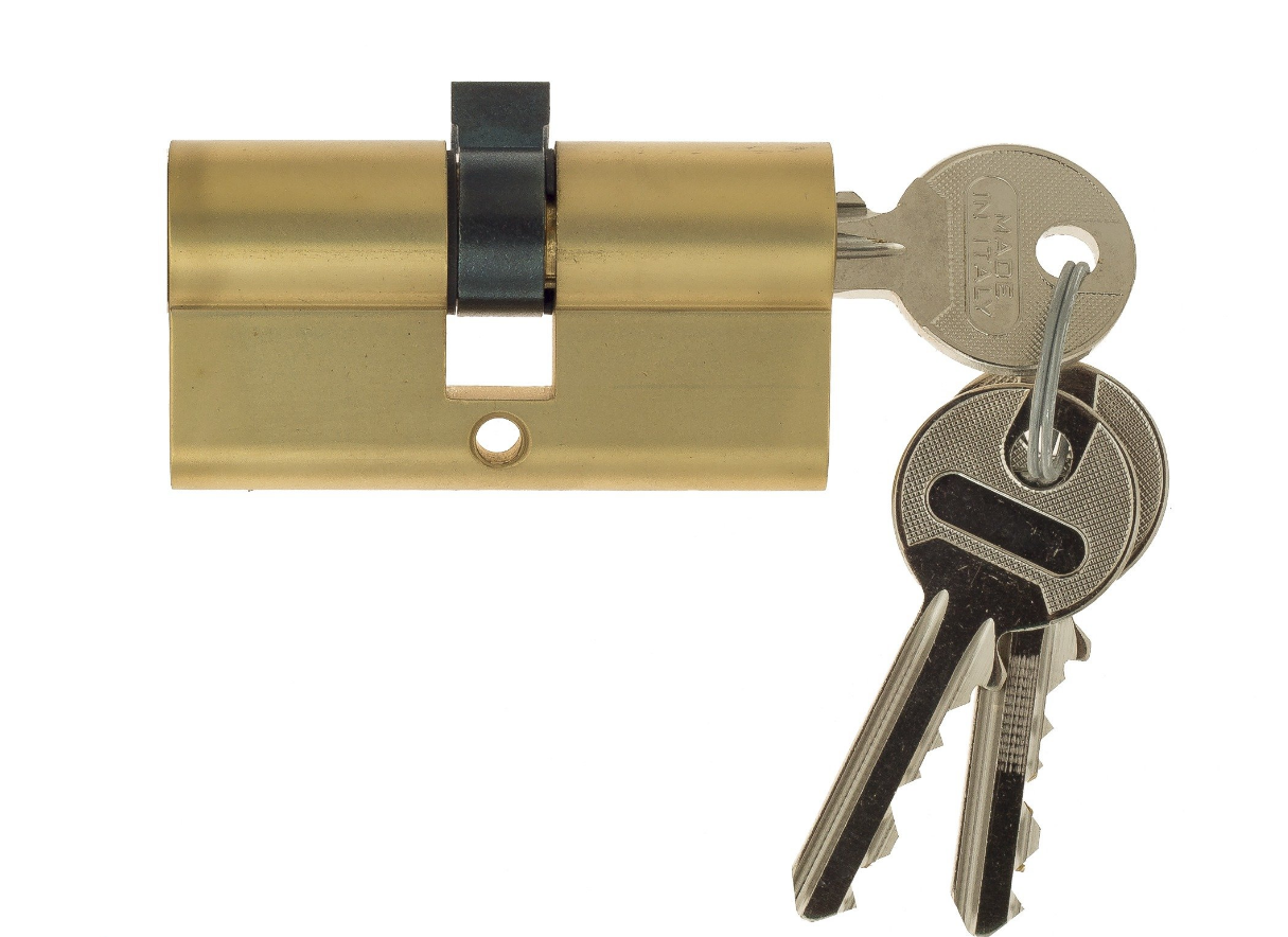 Цилиндровый механизм Venezia 30/10/30 французcкое золото ключ-ключ