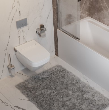 Комплект мебели для ванной комнаты с ванной и унитазом AM.PM Inspire 2.0 UK50SD