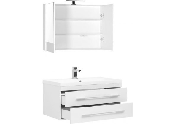 Мебель для ванной Aquanet "Нота 90" белый 