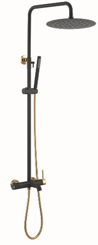 Стойка для душа со смесителем Boheme UNO 468-BG
