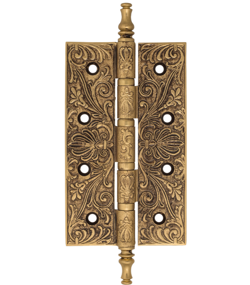 Петля дверная универсальная Venezia CRS012 152x89x4 французское золото +коричневый