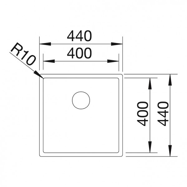 Кухонная мойка Blanco Claron 400-IF Durinox