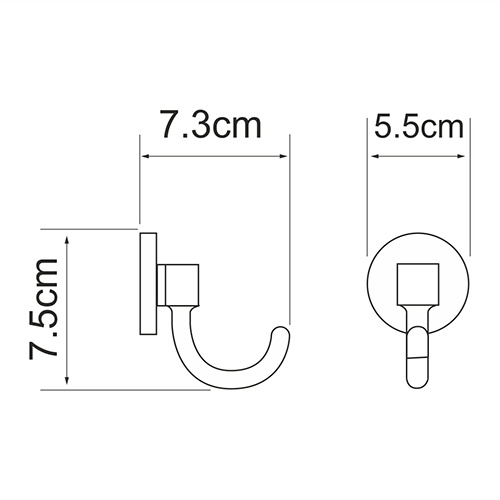 Крючок WasserKraft Rhein K-6223