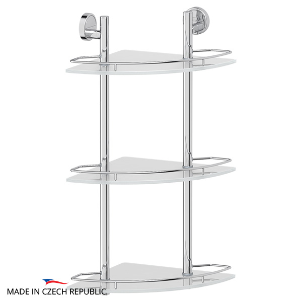 Полка угловая 3-х ярусная FBS Luxia LUX 073