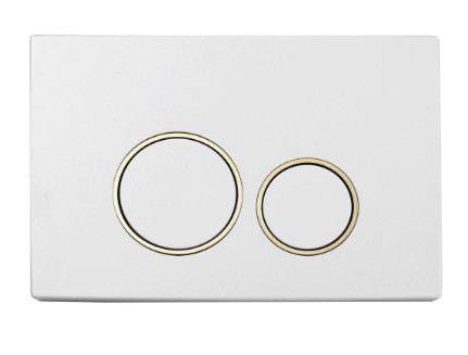 Кнопка смыва Boheme WHITE GOLD 660