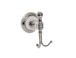 Крючок Boheme  двойной HERMITAGE CHROME 10385