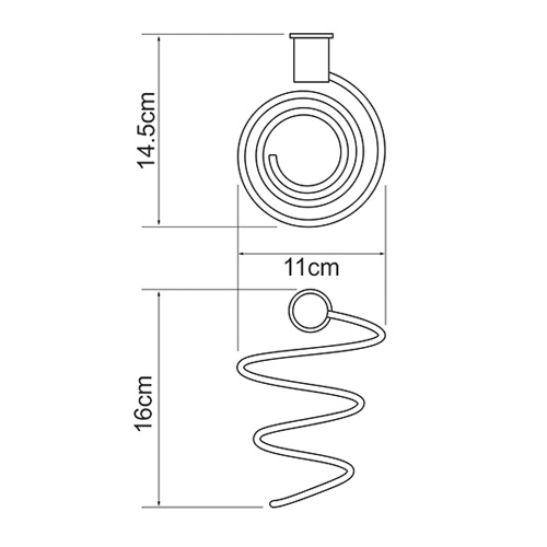 Держатель фена WasserKraft K-1080