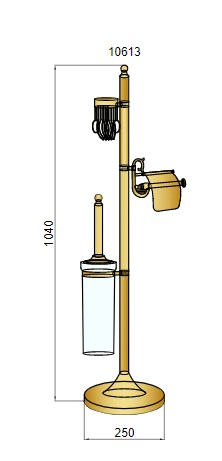 Стойка напольная Boheme MEDICI 10613