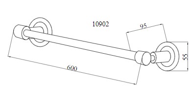 Держатель для полотенца Boheme Murano Cristal 10902-CRST-СH