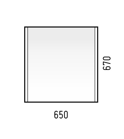Зеркало-шкаф COROZO "Верона 65"