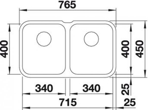 Кухонная мойка Blanco Supra 340/340-U