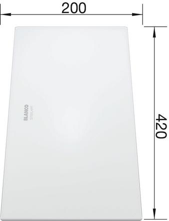 Разделочная доска Blanco SteelArt 