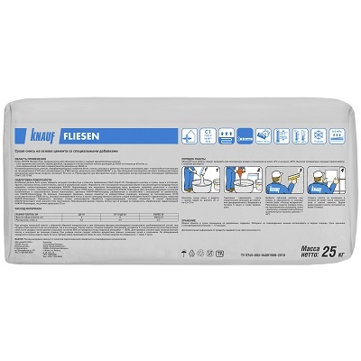 Клей для плитки Knauf Fliesen Plus усиленный