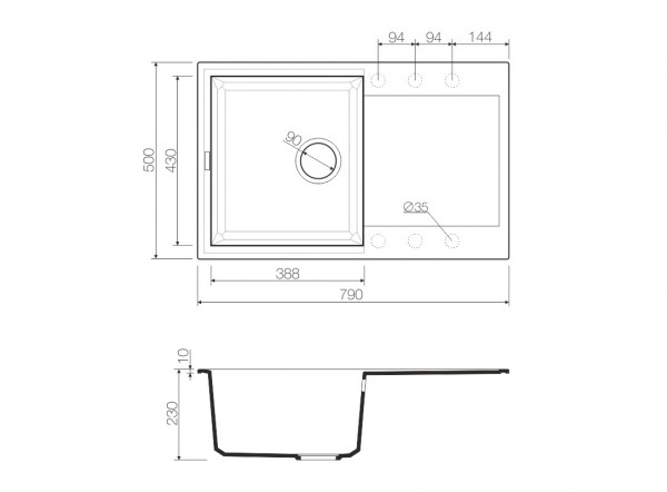 Кухонная мойка Omoikiri Sakaime 79
