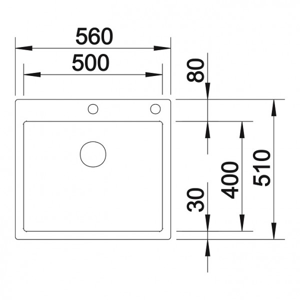 Кухонная мойка Blanco Claron 500-IF-A Durinox