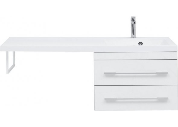 Тумба с раковиной Aquanet "Верона 120" R белая