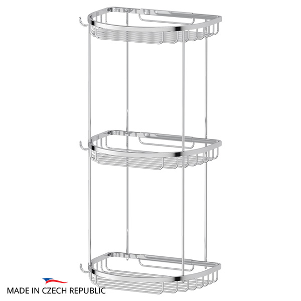 Полка-решетка с крючками 3-х ярусная FBS Ryna RYN 012