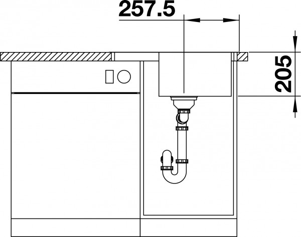 Кухонная мойка Blanco Lemis 45 S-IF Mini