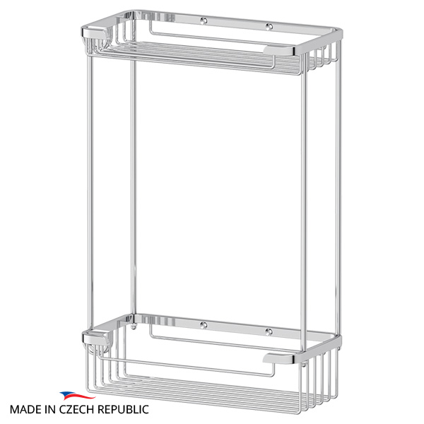 Полка-решетка с крючками 2-х ярусная FBS Ryna RYN 020