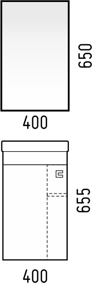 Зеркало-шкаф COROZO "Комо 40"