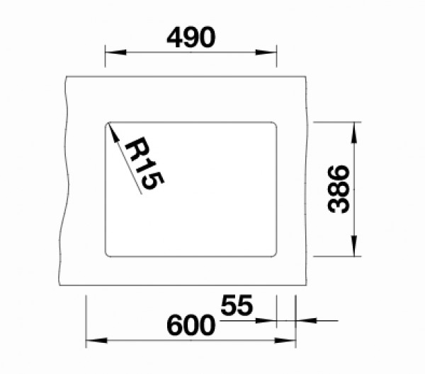 Кухонная мойка Blanco Subline 500-U Ceramic PuraPlus