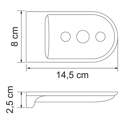 Мыльница-решетка с держателем WasserKraft Kammel K-8369