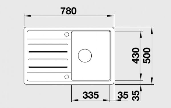 Кухонная мойка Blanco Legra 45S