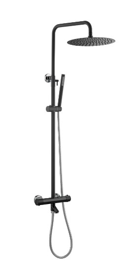 Душевая система Boheme UNO 468-T-BCR с термостатом
