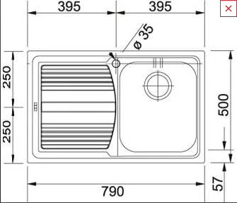 Кухонная мойка Franke Logica Line LLL 611