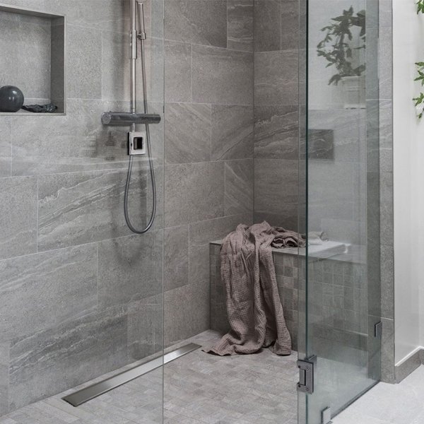 Душевой лоток Pestan Confluo Frameless Line 550 матовый хром 13701230