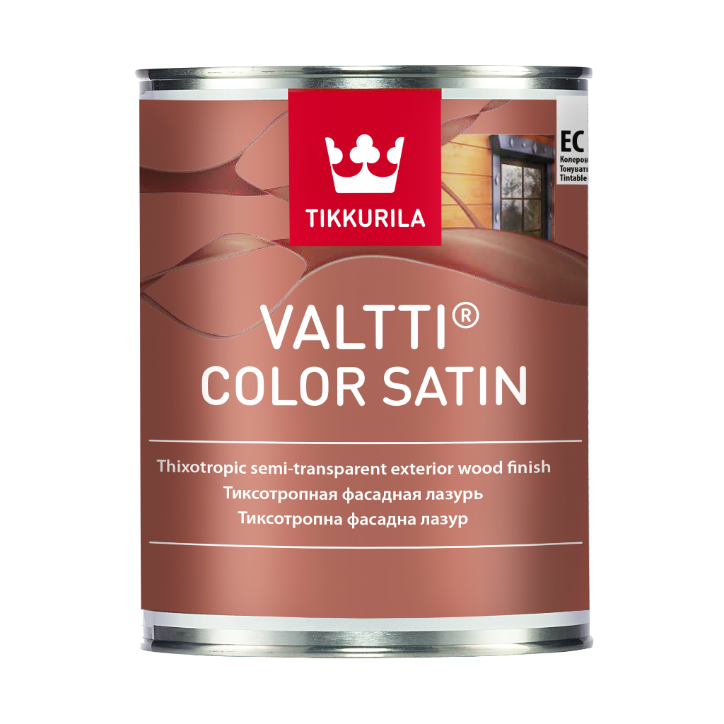 Антисептик Tikkurila Valtti Color Satin лессирующий для дерева
