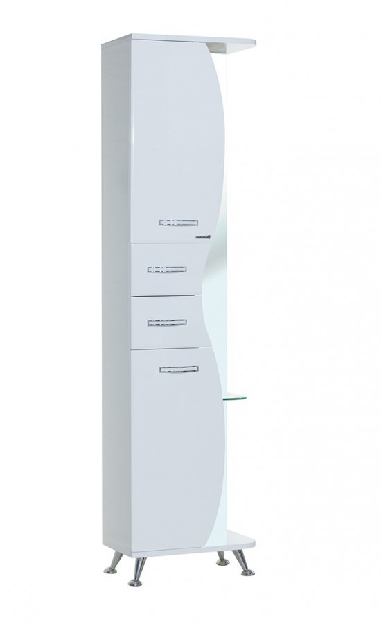 Шкаф-пенал Bellezza "Рио 50" R/L белый