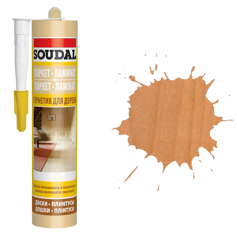 Герметик Soudal акриловый паркетный мербау 280 мл