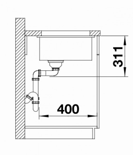 Кухонная мойка Blanco Subline 375-U Ceramic