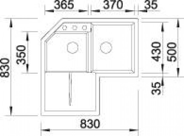 Кухонная мойка Blanco Metra 9E