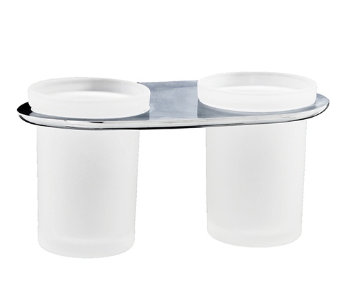 Стакан с держателем двойной WasserKraft Kammel K-8328D