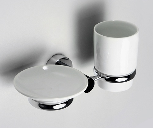 Держатель стакана и мыльницы WasserKraft Donau K-9426C