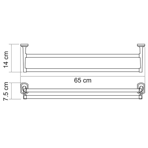 Полотенцедержатель WasserKraft Oder K-3040