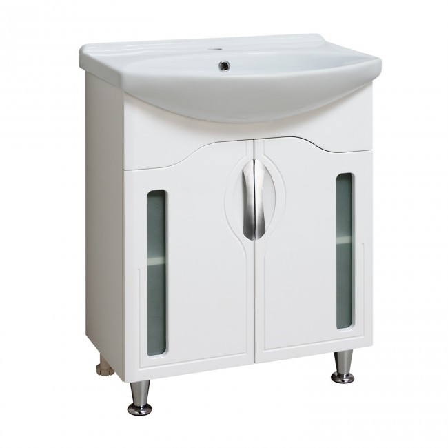 Тумба с раковиной Runo "Толедо 65"