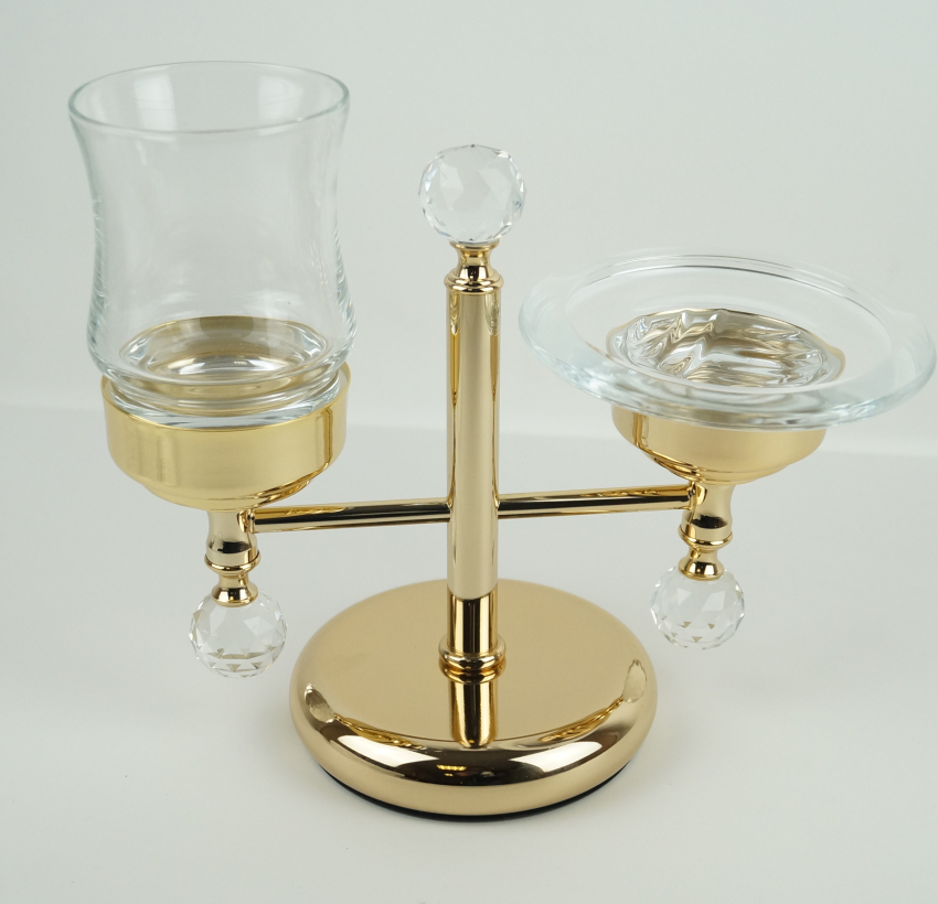 Мыльница и стакан настольные Stil Haus Smart Light SL15(16)