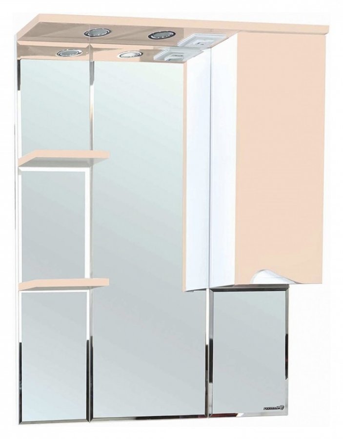 Зеркало-шкаф  Bellezza "Эйфория 85" R/L бежевый