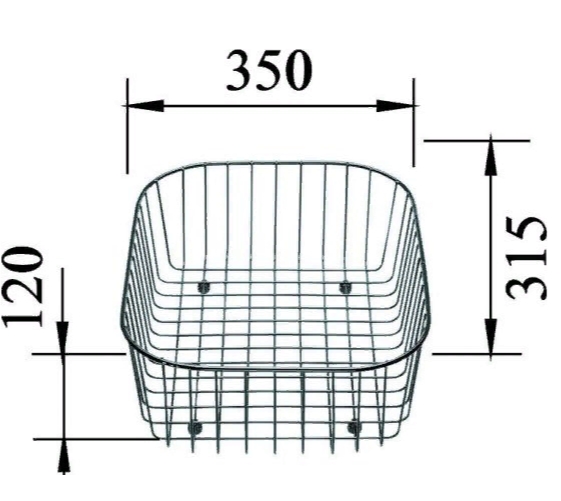 Корзина для сушки посуды Blanco Flex Top 514238