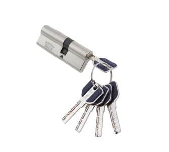 Цилиндровый механизм перфорированный MSM ключ-ключ C90mm