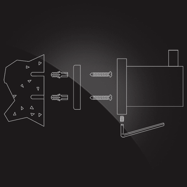 Крючок двойной Elghansa Carrington CRG-120