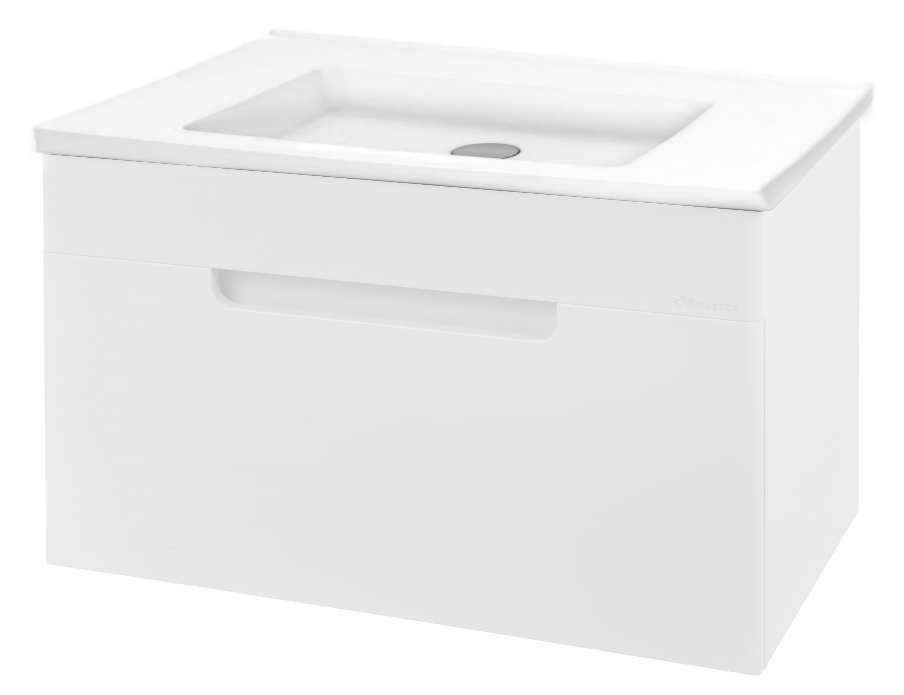 Тумба с раковиной Bellezza "Сириус 100" белая